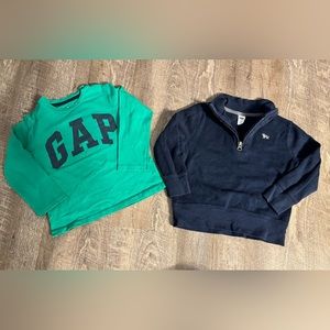 Toddler 4T GAP/Old Navy long sleeve shirts. Sold together for listed price
